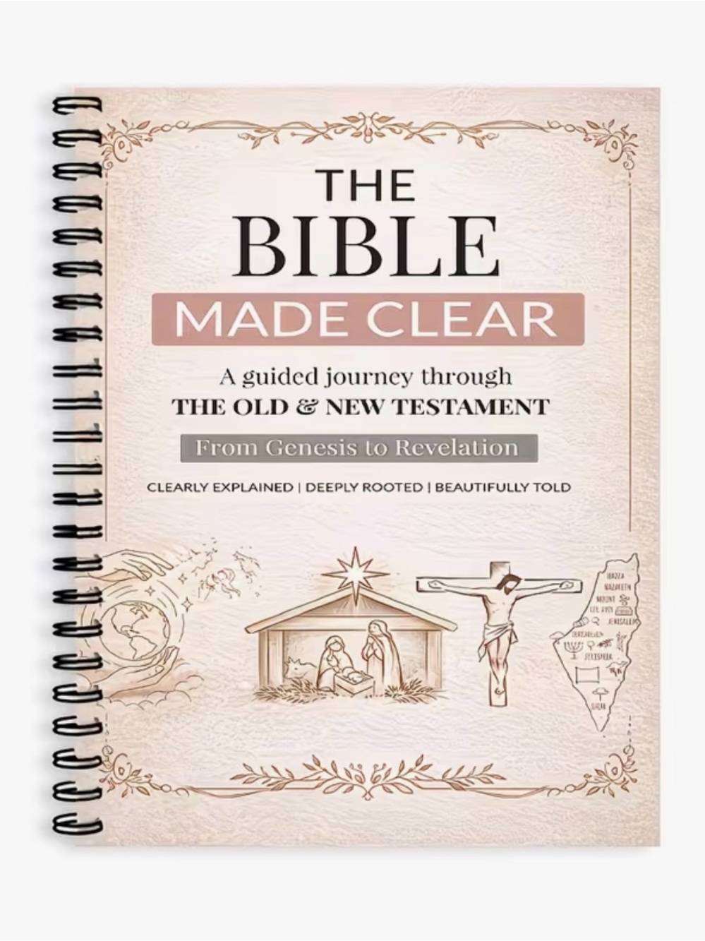 The Bible Made Clear Spiral Weekly Study Guide and Journal
